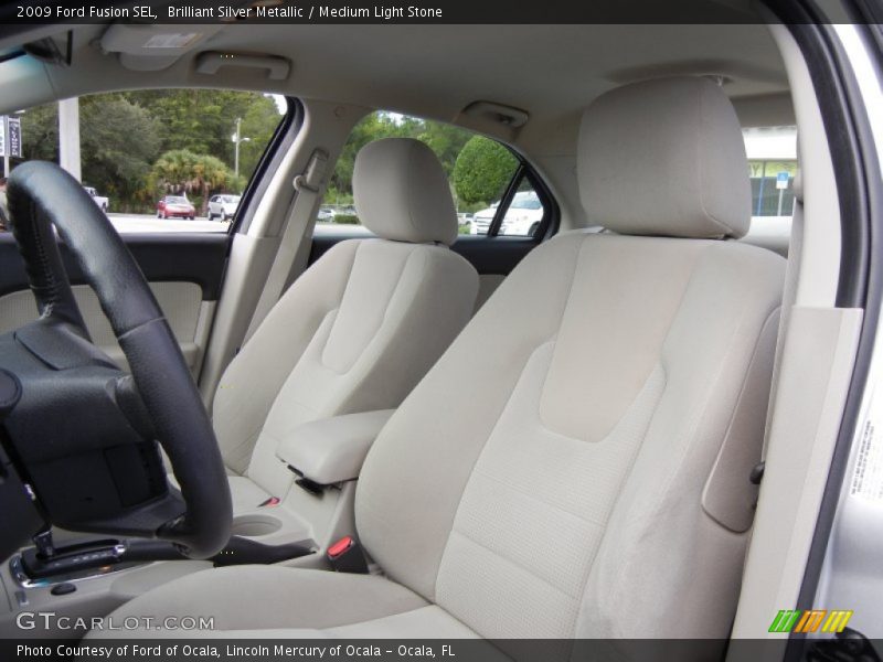 Brilliant Silver Metallic / Medium Light Stone 2009 Ford Fusion SEL