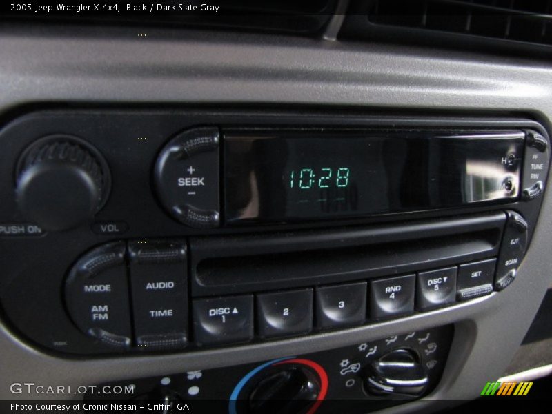 Black / Dark Slate Gray 2005 Jeep Wrangler X 4x4