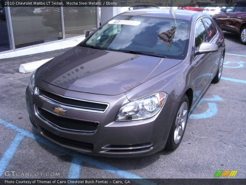 Mocha Steel Metallic / Ebony 2010 Chevrolet Malibu LT Sedan