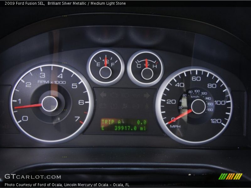 Brilliant Silver Metallic / Medium Light Stone 2009 Ford Fusion SEL
