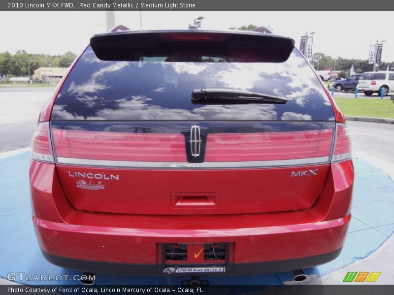 Red Candy Metallic / Medium Light Stone 2010 Lincoln MKX FWD