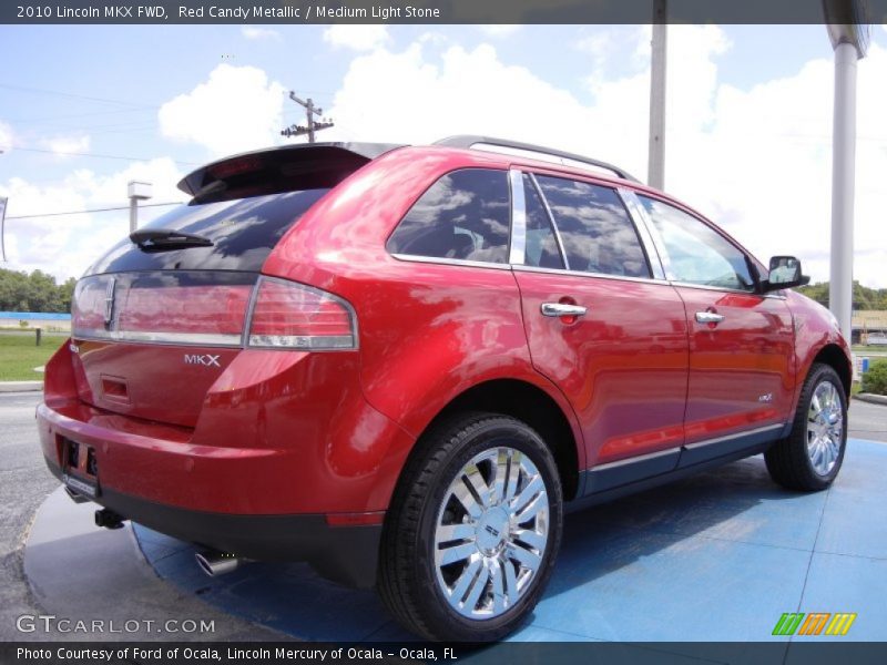 Red Candy Metallic / Medium Light Stone 2010 Lincoln MKX FWD