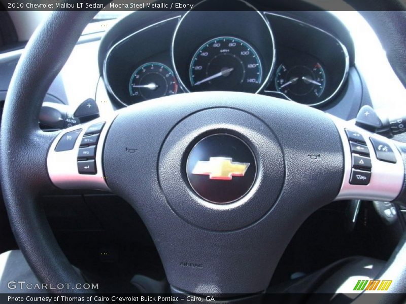 Mocha Steel Metallic / Ebony 2010 Chevrolet Malibu LT Sedan