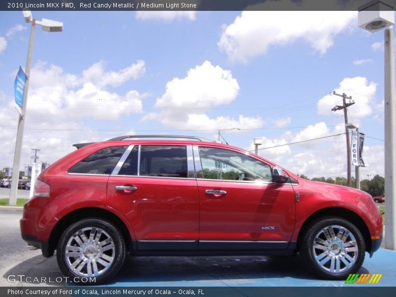 Red Candy Metallic / Medium Light Stone 2010 Lincoln MKX FWD