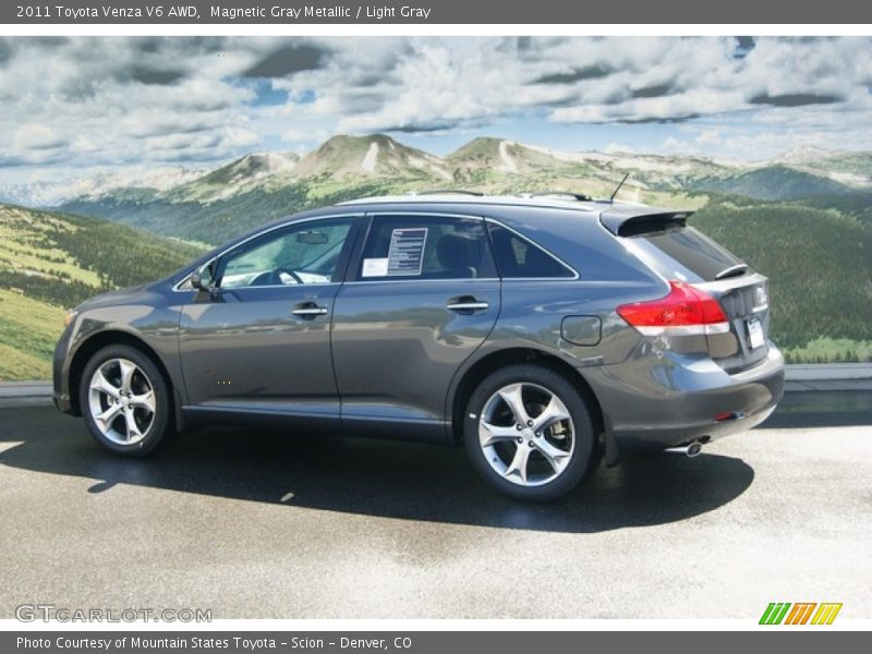 Magnetic Gray Metallic / Light Gray 2011 Toyota Venza V6 AWD