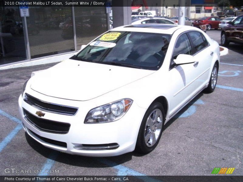 Front 3/4 View of 2010 Malibu LT Sedan