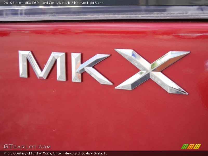 Red Candy Metallic / Medium Light Stone 2010 Lincoln MKX FWD