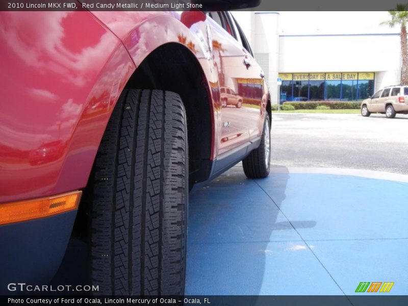 Red Candy Metallic / Medium Light Stone 2010 Lincoln MKX FWD