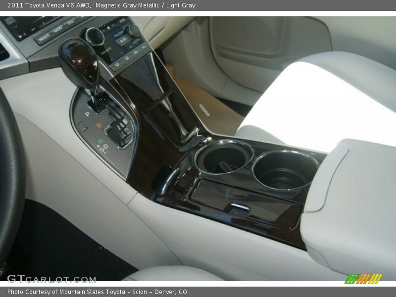 Magnetic Gray Metallic / Light Gray 2011 Toyota Venza V6 AWD