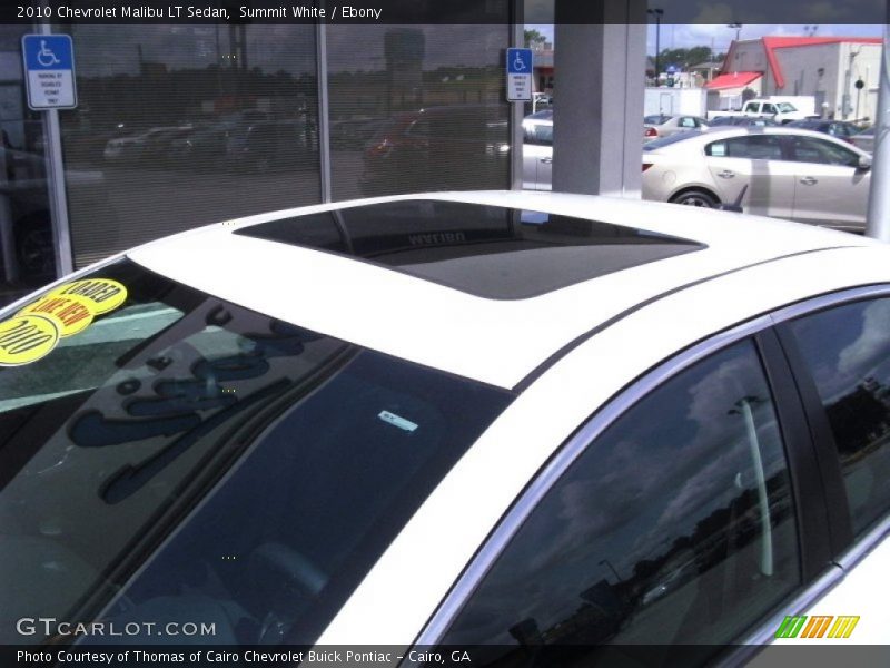Summit White / Ebony 2010 Chevrolet Malibu LT Sedan