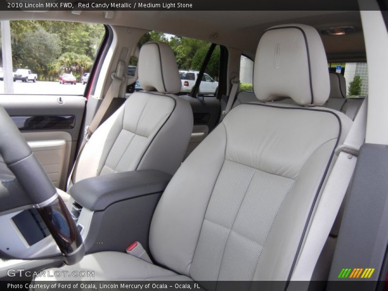 Red Candy Metallic / Medium Light Stone 2010 Lincoln MKX FWD