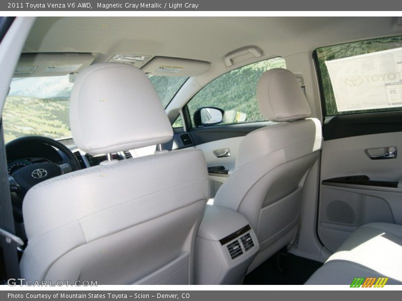 Magnetic Gray Metallic / Light Gray 2011 Toyota Venza V6 AWD