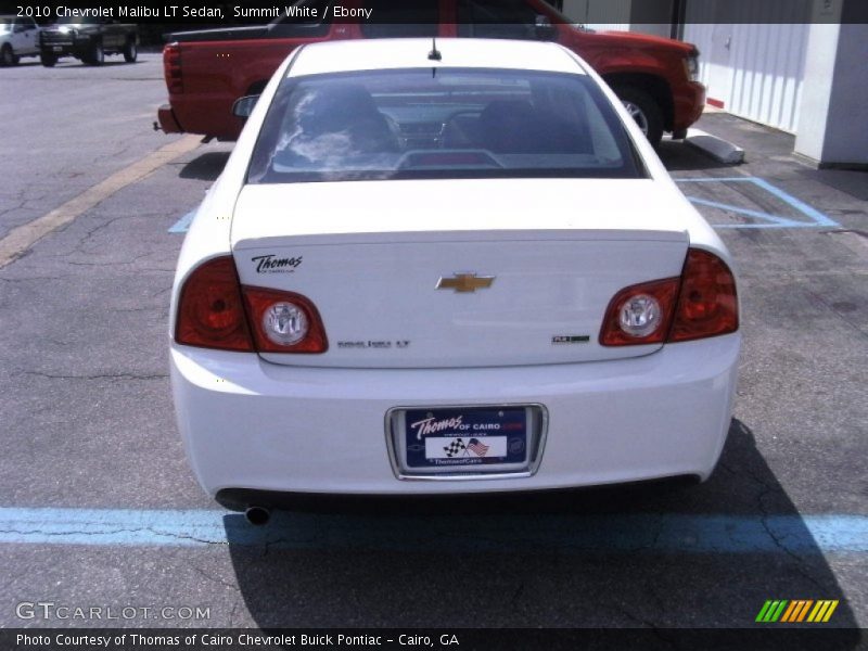 Summit White / Ebony 2010 Chevrolet Malibu LT Sedan