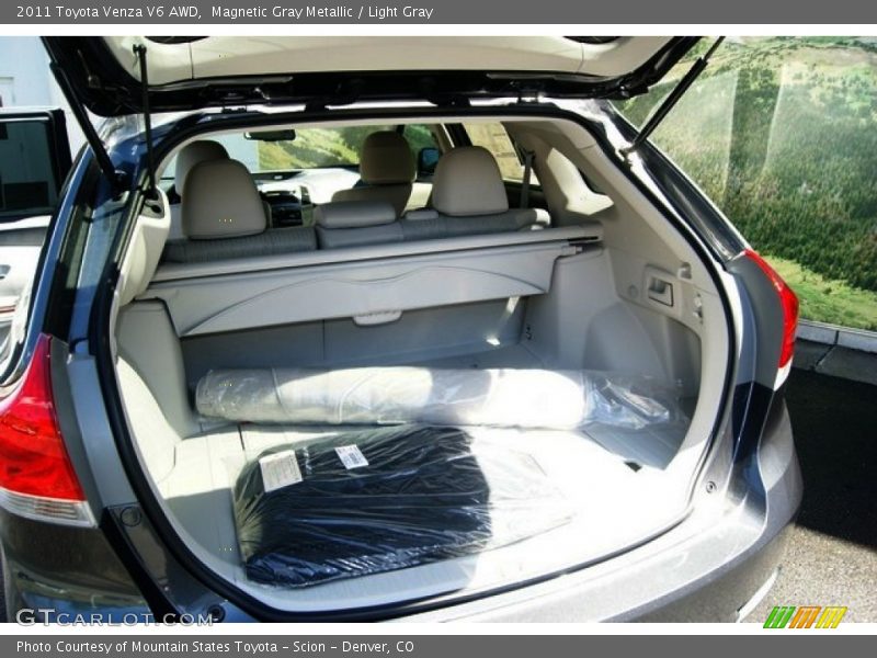 Magnetic Gray Metallic / Light Gray 2011 Toyota Venza V6 AWD