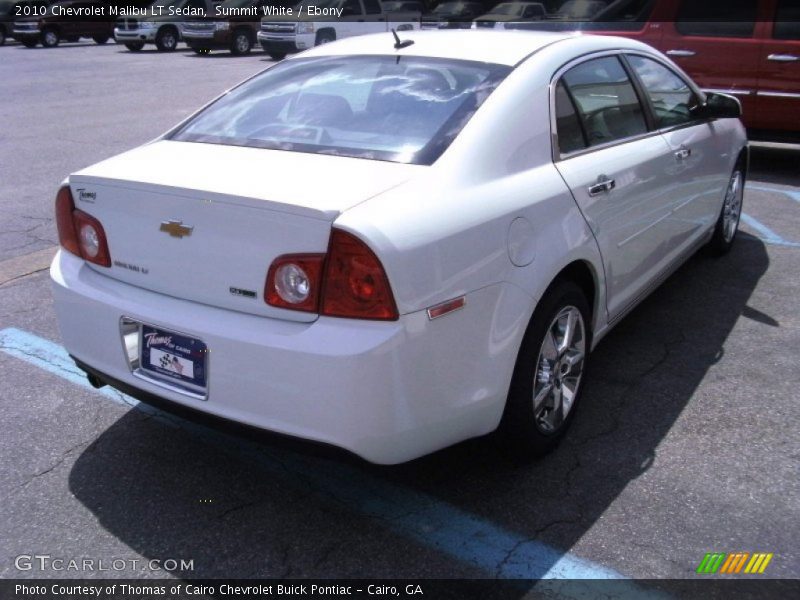 Summit White / Ebony 2010 Chevrolet Malibu LT Sedan