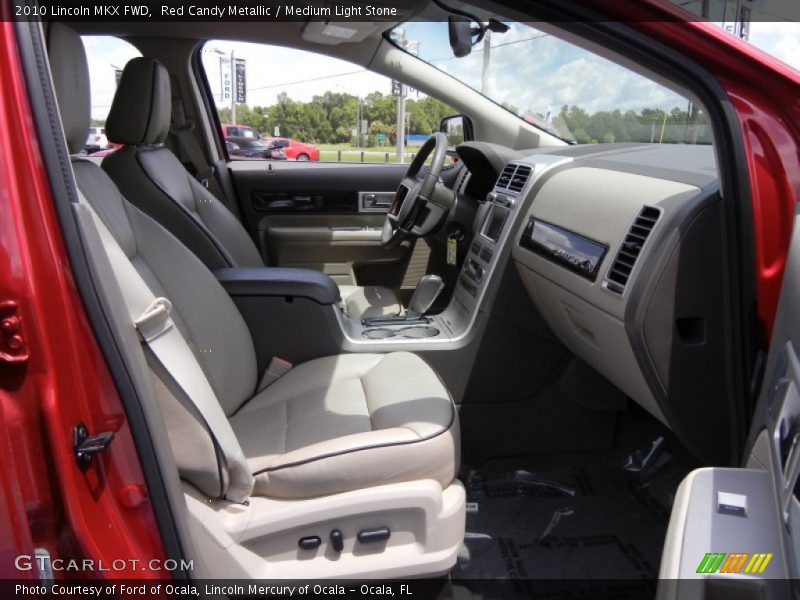 Red Candy Metallic / Medium Light Stone 2010 Lincoln MKX FWD