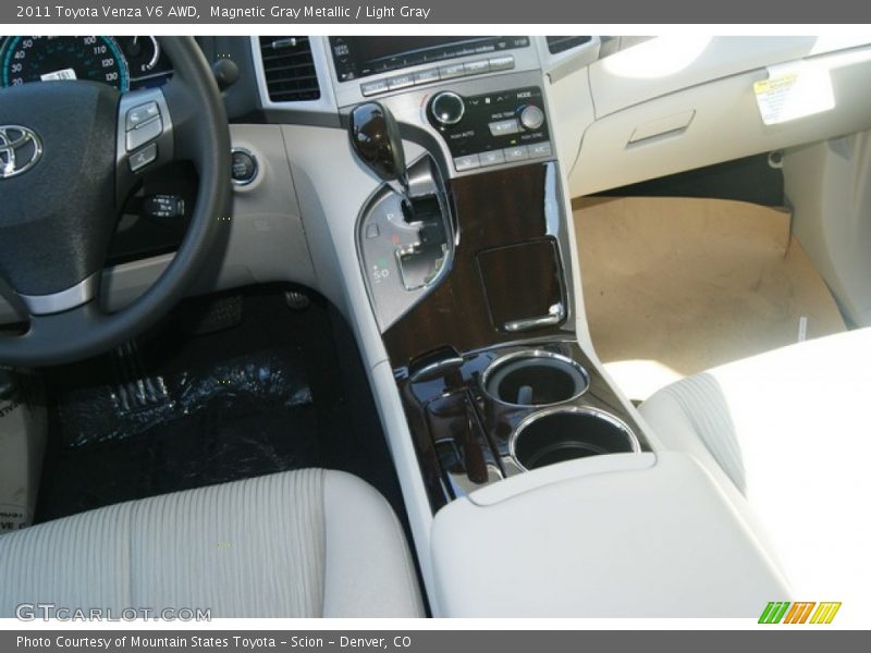 Magnetic Gray Metallic / Light Gray 2011 Toyota Venza V6 AWD