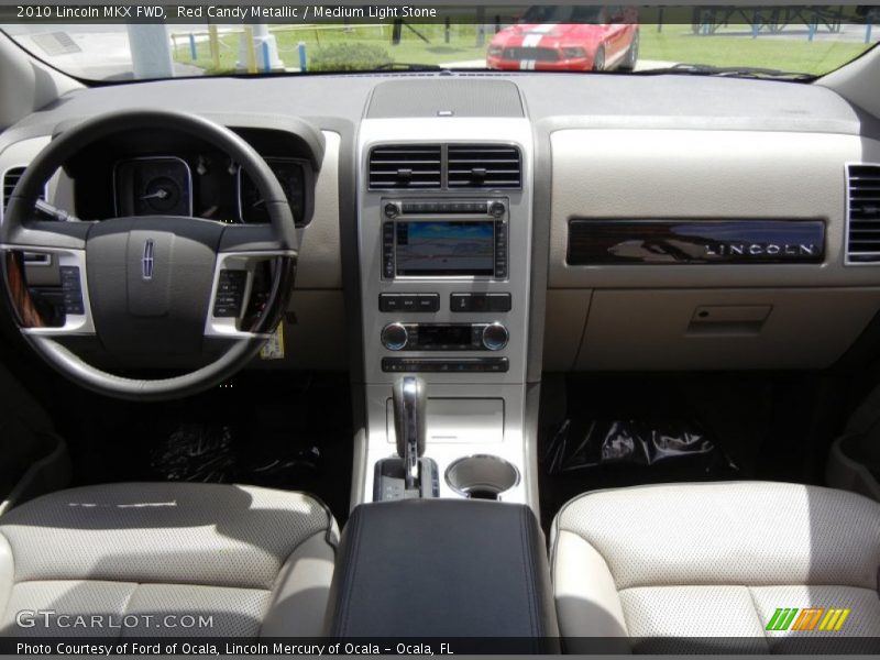 Red Candy Metallic / Medium Light Stone 2010 Lincoln MKX FWD