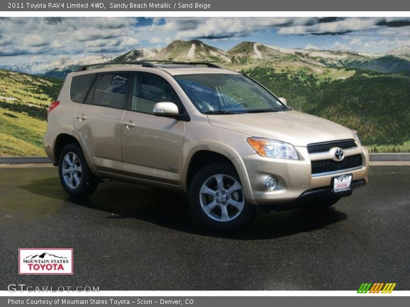 Sandy Beach Metallic / Sand Beige 2011 Toyota RAV4 Limited 4WD