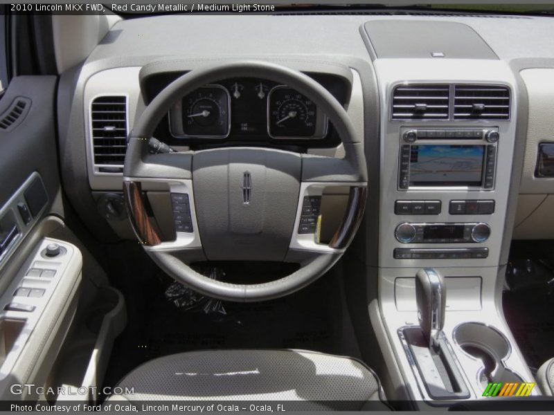 Red Candy Metallic / Medium Light Stone 2010 Lincoln MKX FWD