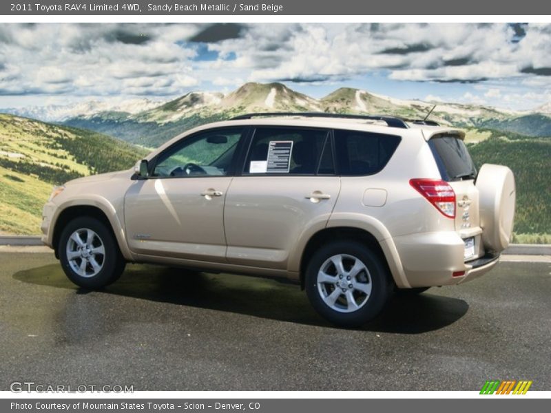 Sandy Beach Metallic / Sand Beige 2011 Toyota RAV4 Limited 4WD