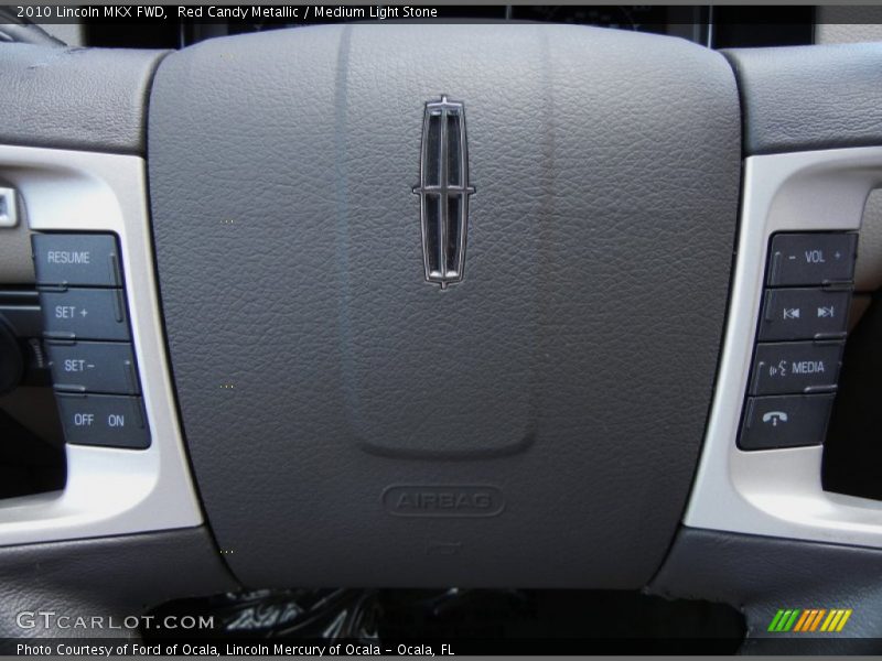 Red Candy Metallic / Medium Light Stone 2010 Lincoln MKX FWD