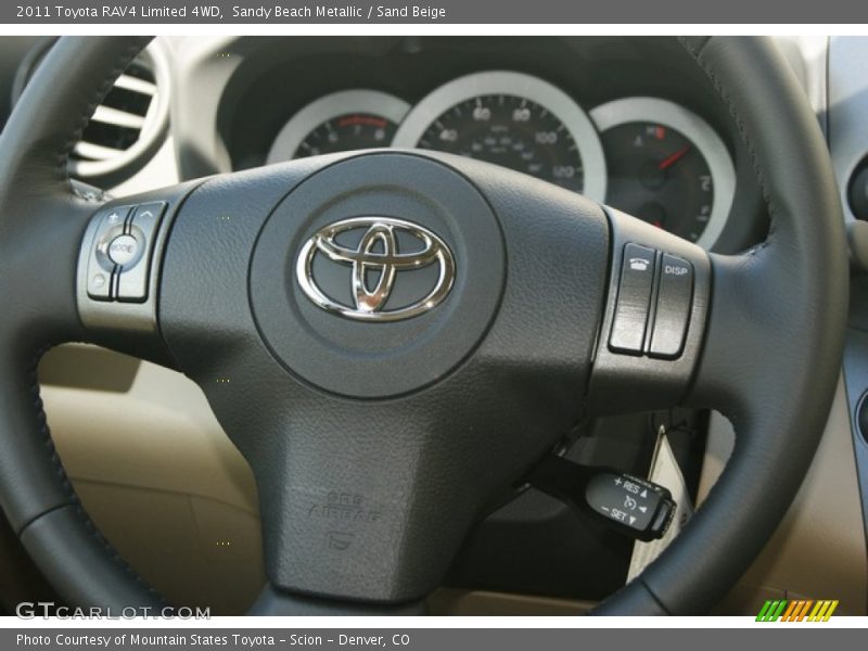 Sandy Beach Metallic / Sand Beige 2011 Toyota RAV4 Limited 4WD