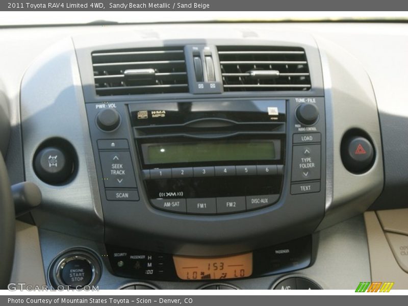 Sandy Beach Metallic / Sand Beige 2011 Toyota RAV4 Limited 4WD