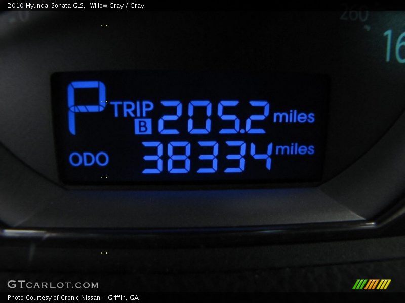 Willow Gray / Gray 2010 Hyundai Sonata GLS