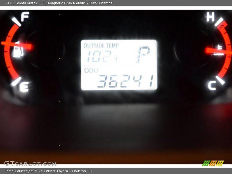Magnetic Gray Metallic / Dark Charcoal 2010 Toyota Matrix 1.8