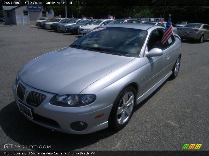 Quicksilver Metallic / Black 2004 Pontiac GTO Coupe