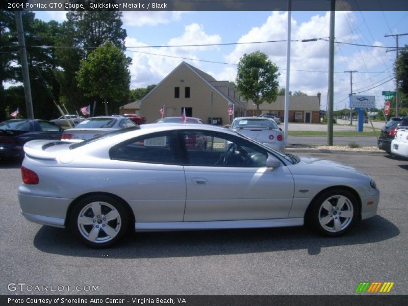 Quicksilver Metallic / Black 2004 Pontiac GTO Coupe