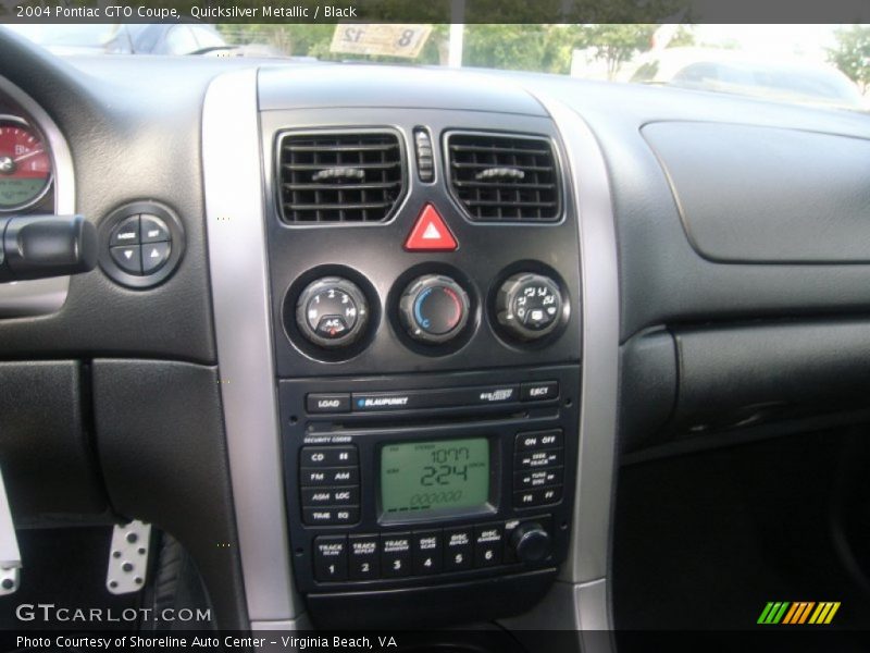 Quicksilver Metallic / Black 2004 Pontiac GTO Coupe