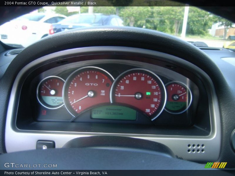 Quicksilver Metallic / Black 2004 Pontiac GTO Coupe