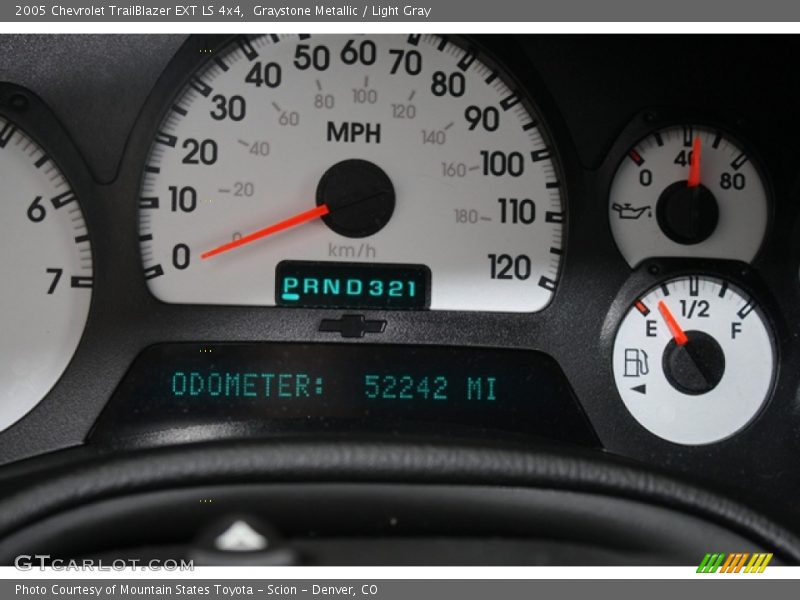 Graystone Metallic / Light Gray 2005 Chevrolet TrailBlazer EXT LS 4x4