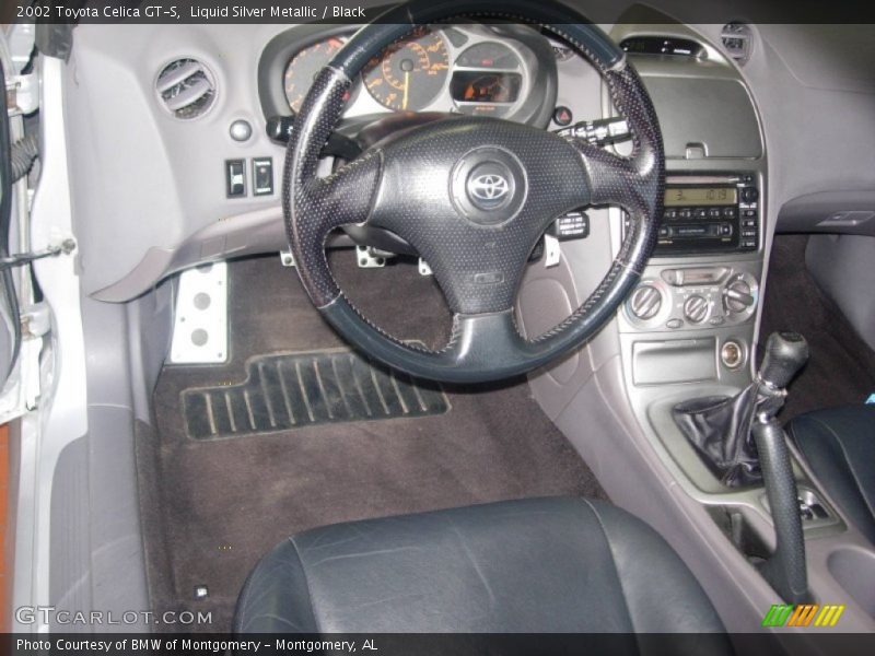 Liquid Silver Metallic / Black 2002 Toyota Celica GT-S