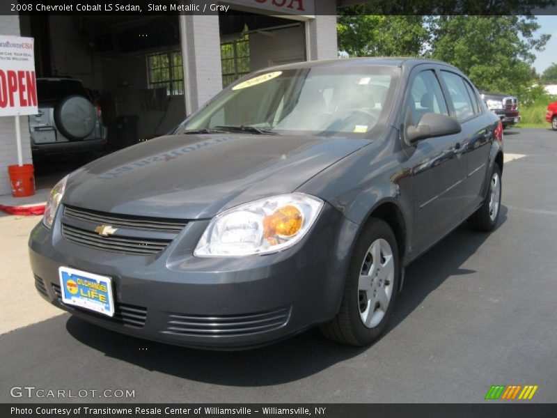 Slate Metallic / Gray 2008 Chevrolet Cobalt LS Sedan