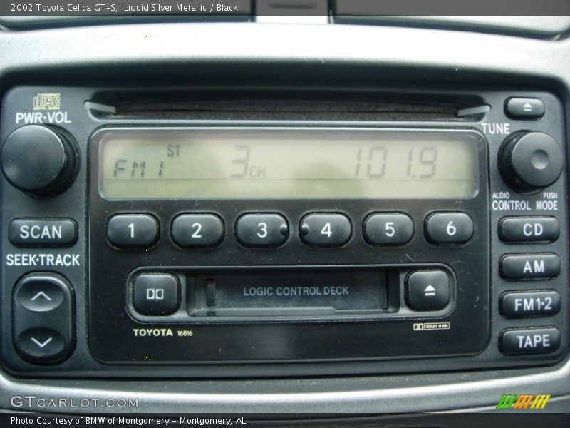 Audio System of 2002 Celica GT-S
