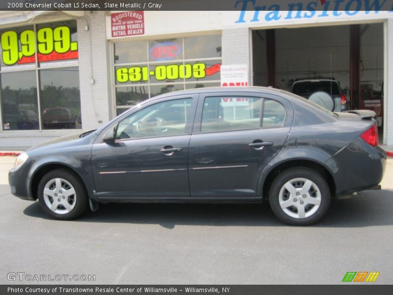 Slate Metallic / Gray 2008 Chevrolet Cobalt LS Sedan