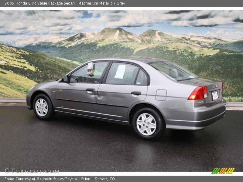 Magnesium Metallic / Gray 2005 Honda Civic Value Package Sedan
