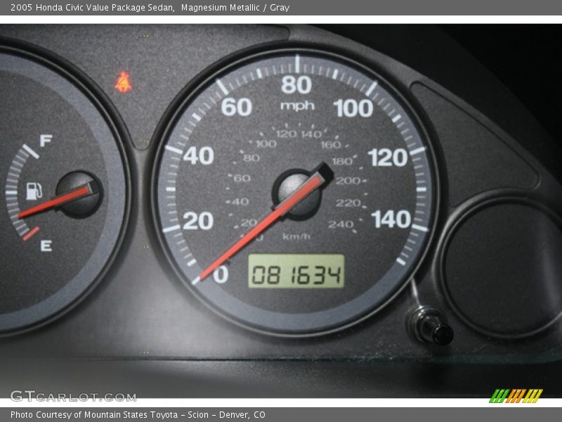 Magnesium Metallic / Gray 2005 Honda Civic Value Package Sedan