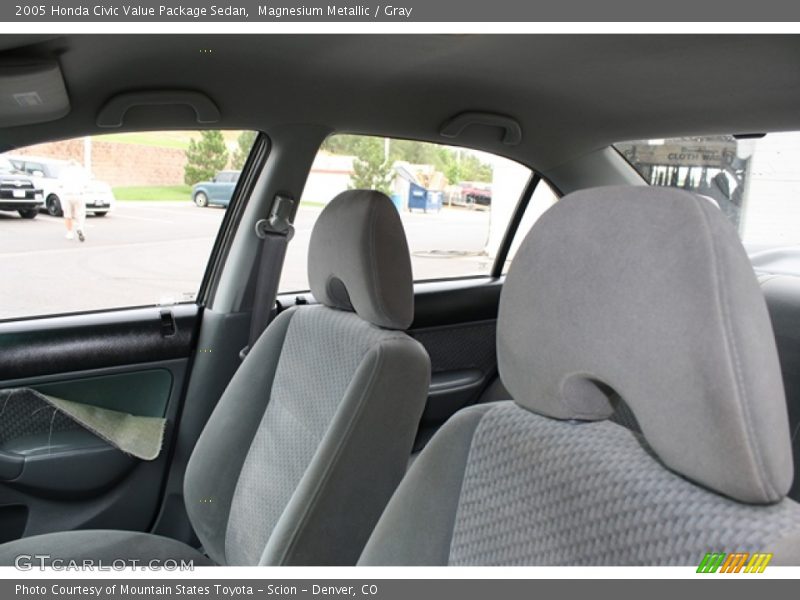 Magnesium Metallic / Gray 2005 Honda Civic Value Package Sedan