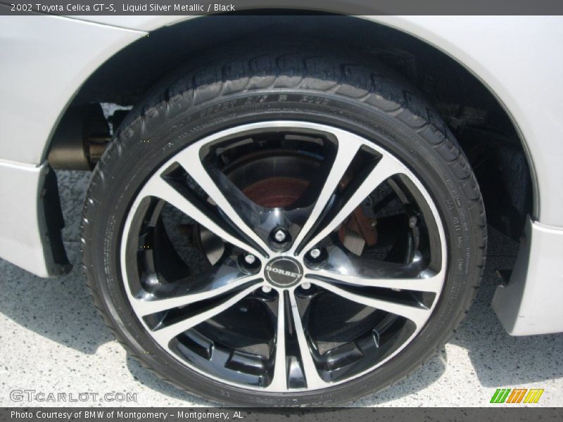 Custom Wheels of 2002 Celica GT-S