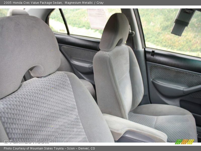 Magnesium Metallic / Gray 2005 Honda Civic Value Package Sedan