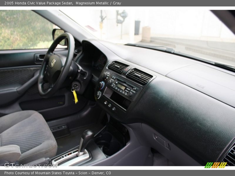 Magnesium Metallic / Gray 2005 Honda Civic Value Package Sedan