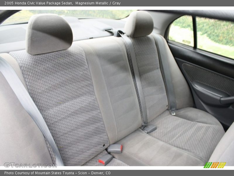 Magnesium Metallic / Gray 2005 Honda Civic Value Package Sedan