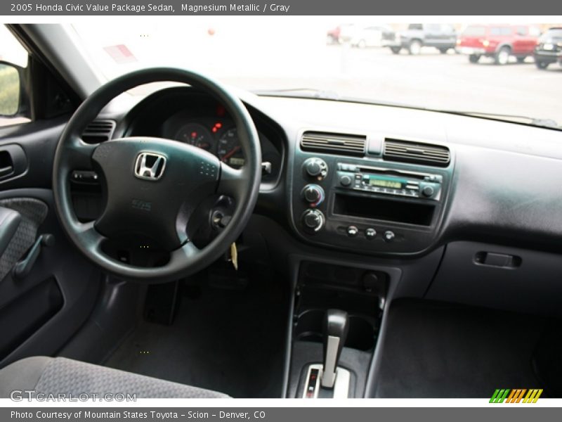 Magnesium Metallic / Gray 2005 Honda Civic Value Package Sedan