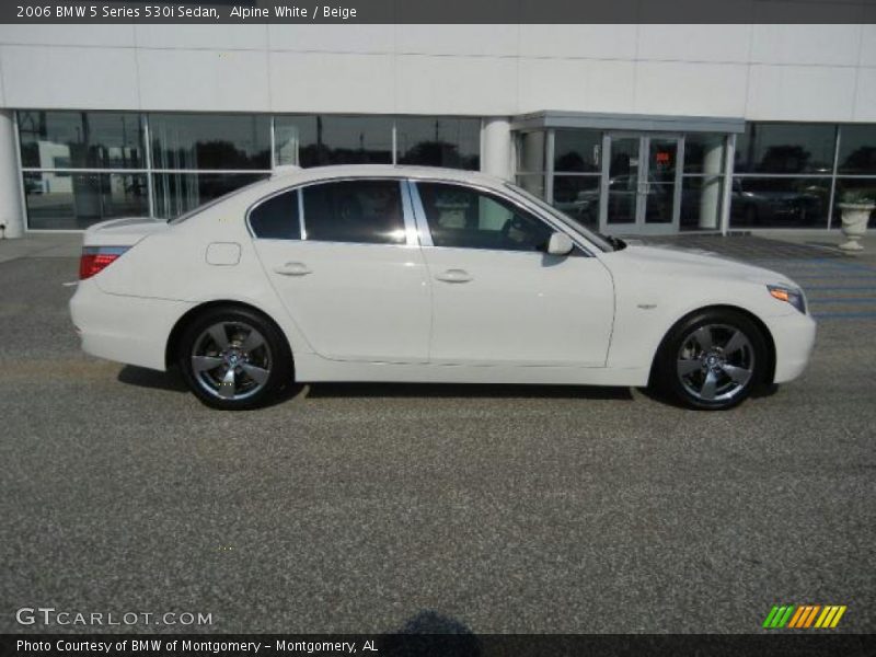Alpine White / Beige 2006 BMW 5 Series 530i Sedan