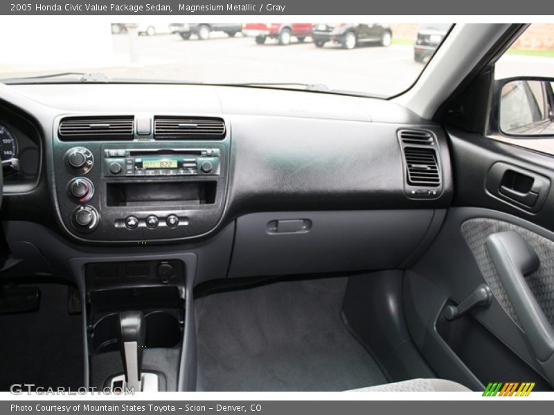 Magnesium Metallic / Gray 2005 Honda Civic Value Package Sedan