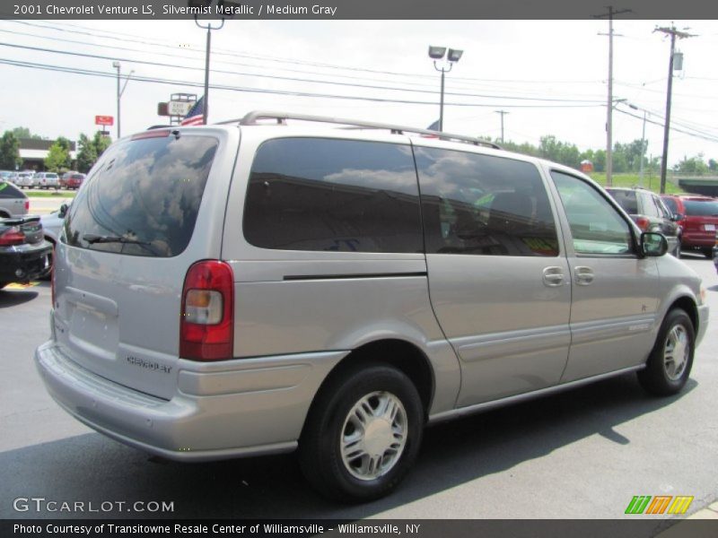 Silvermist Metallic / Medium Gray 2001 Chevrolet Venture LS